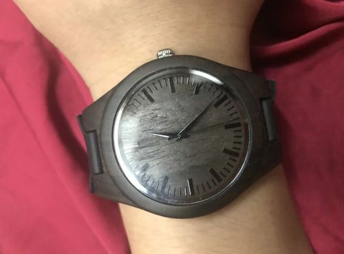 Customer photo review of Custom Engraved Wrist Watch