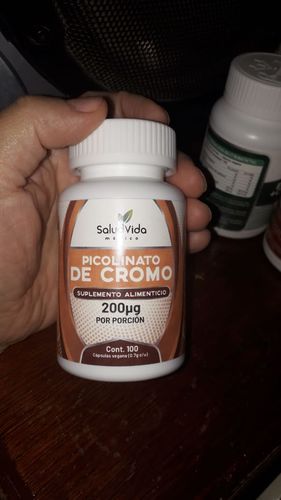 Customer photo review of Picolinato de cromo 200mcg y Espirulina