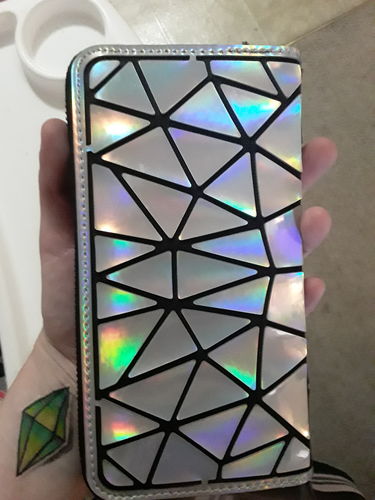 Customer photo review of Holumex Sura Wallet Holographic Edition