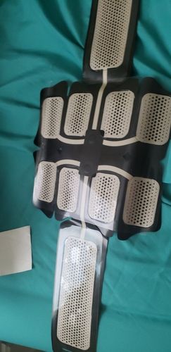 Customer photo review of EMS Abdominal Muscle Stimulator Belt - ABS Fitness Equipment Trainer
