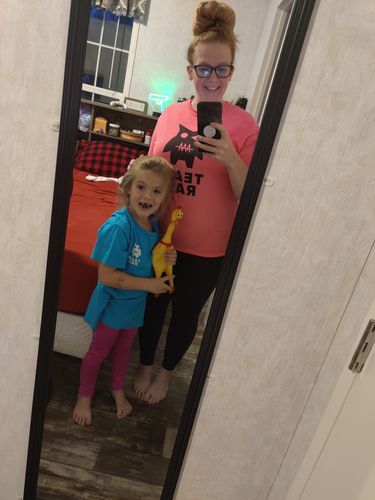 Customer photo review of Team RAR Highlighter T-Shirt - Neon Pink