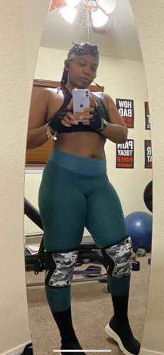 Tarsha L. review of Booty Lifting | Anti Cellulite Leggings image 1 out of 1