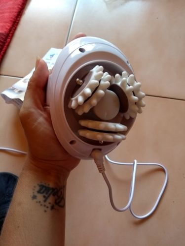 Customer photo review of 3D Electric Handheld Full Body Massage Roller Anti-Cellulite Slimming Massage Device
