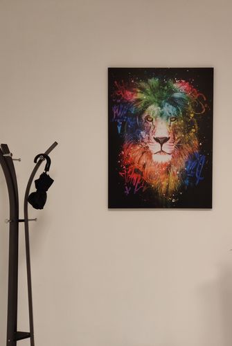 Customer photo review of Tableau Lion Graff Art