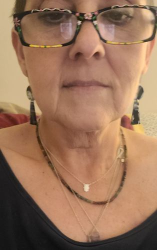 Customer photo review of Hamsa Charm Necklace