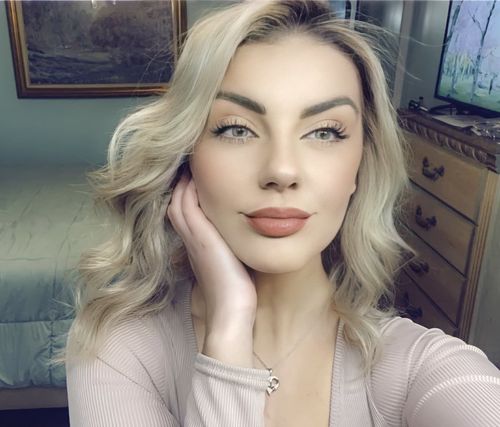 Customer photo review of Crystal Prescription Contact Lenses