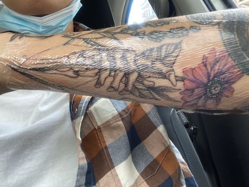 Customer photo review of Signature Tattoo Numbing Cream