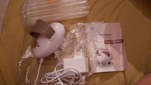 Customer photo review of 3D Electric Handheld Full Body Massage Roller Anti-Cellulite Slimming Massage Device