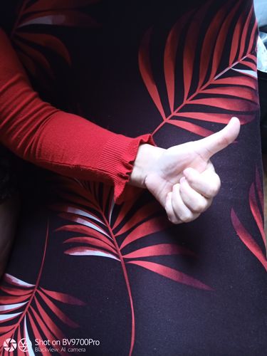 Customer photo review of Exotic red - Housses Extensibles de Fauteuil et Canapé - La Maison des Housses