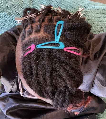 Customer photo review of Braids, Loc & Twist Firm Hold Pomade | 4 oz