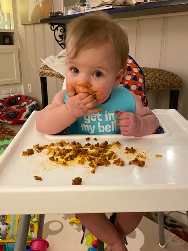 Customer photo review of Tiger Wonder Bib