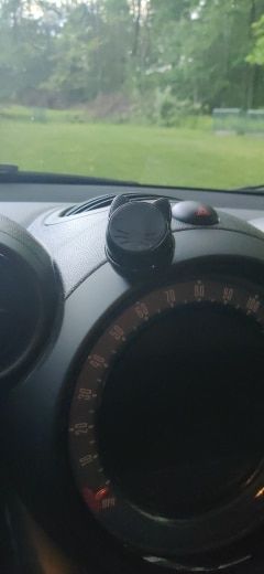 Customer photo review of Meow Magnetic Phone Holder