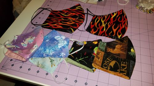 Customer photo review of Black Cord/Elastic Toggle - (20 Toggles /10 Masks)