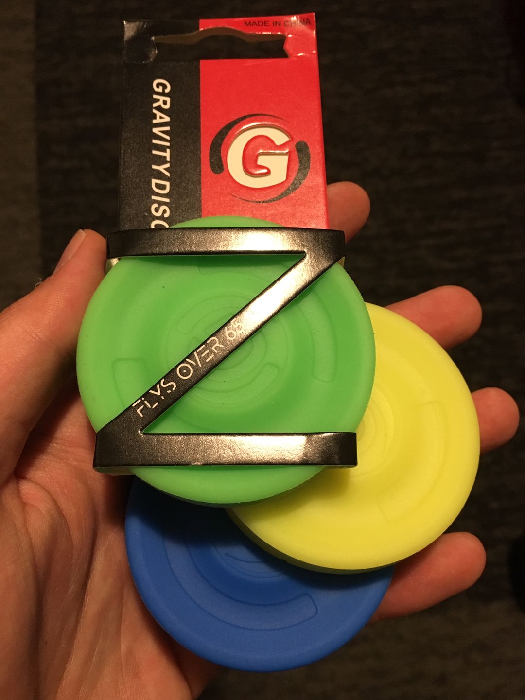 Customer photo review of Gravity Disc™️ Mini Frisbee - Green