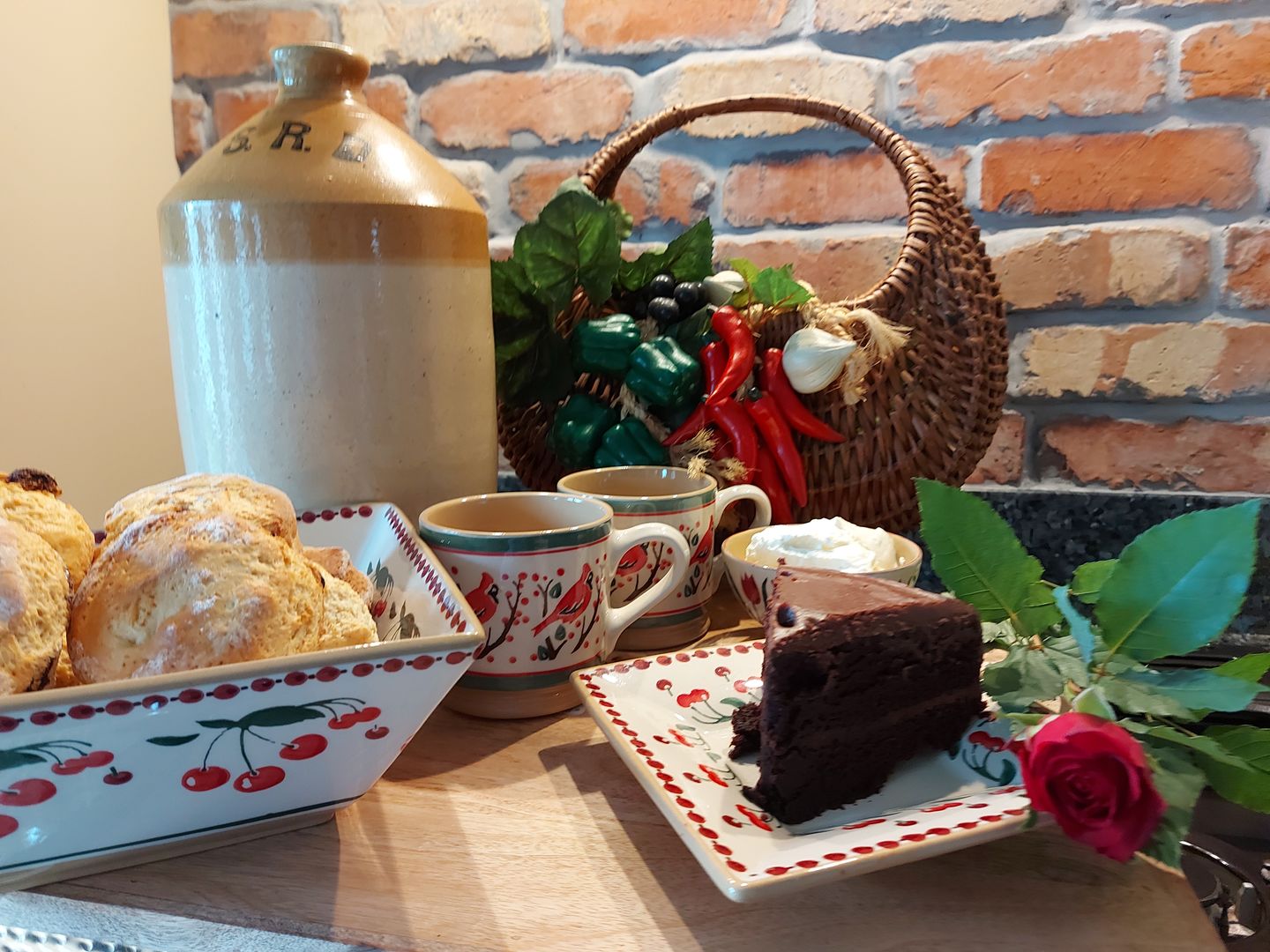 Customer photo review of Large Mug Berry Bird