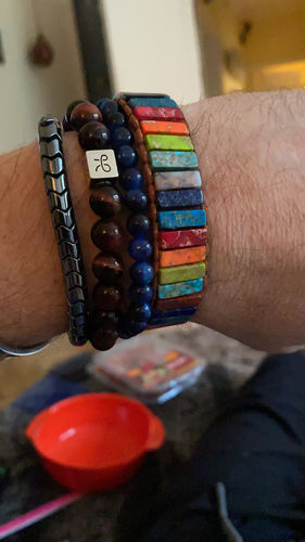 Customer photo review of Chakra Energy Bracelet
