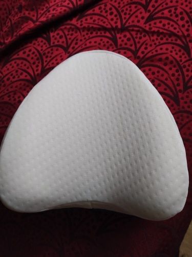 Customer photo review of Orthopedic Memory Foam Body Alignment Knee Leg Pillow for Side Sleeper