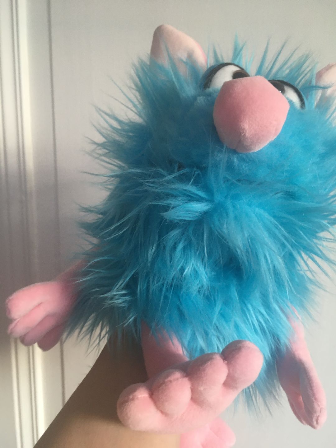 Customer photo review of Marionnette Schorsch Monstre Bleu