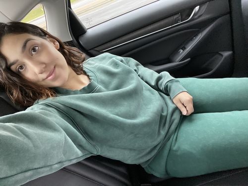 Customer photo review of Oversized Sweatshirt