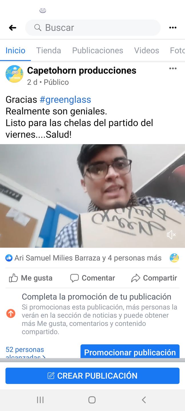 Customer photo review of Pack Estudio 31 Minutos Juegos de 6 Vasitos 200 Ml