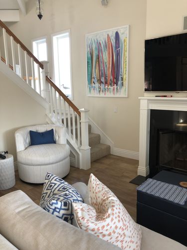 Customer photo review of Les Touches Tangerine Pillow Cover
