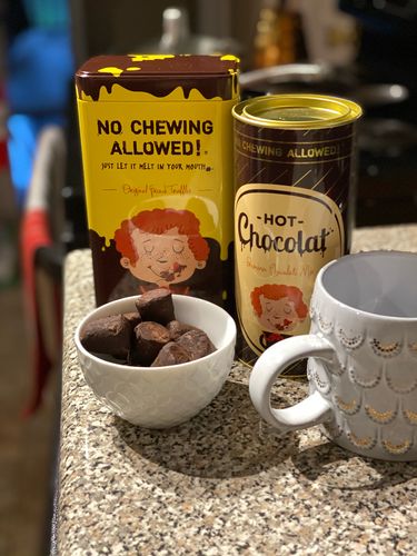 Customer photo review of Premium Hot Chocolate Mix Tin
