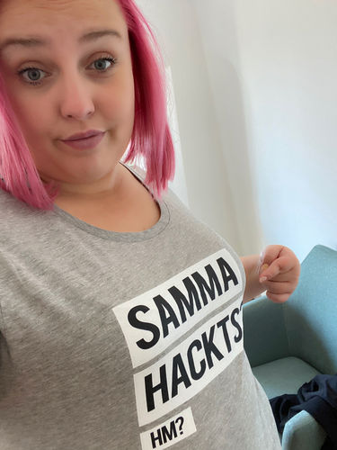 Customer photo review of Samma Hackts? Hm?  - Damenshirt