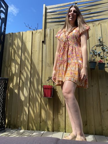 Customer photo review of Tulum Dress Sorbet
