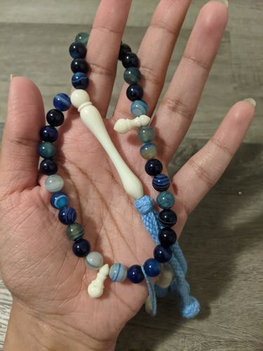 Customer photo review of BasmalaBeads Jr. | Youth Misbah
