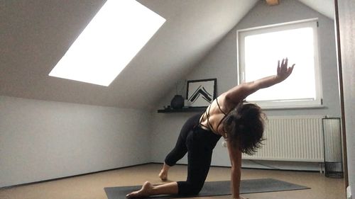 Customer photo review of Naked Glove Unitard - Raven Sky