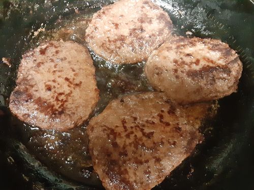 Customer photo review of Gourmet Beef Burgers