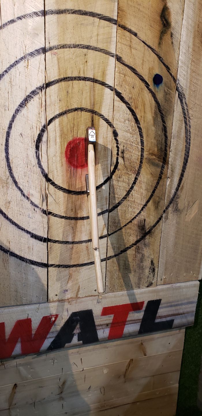 Customer photo review of The Corporal Throwing Axe