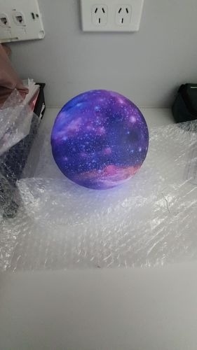 Customer photo review of Colour Changing Moon Lamp