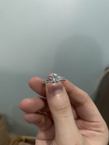 Customer photo review of 1.5ct Slovenia Engagement Ring