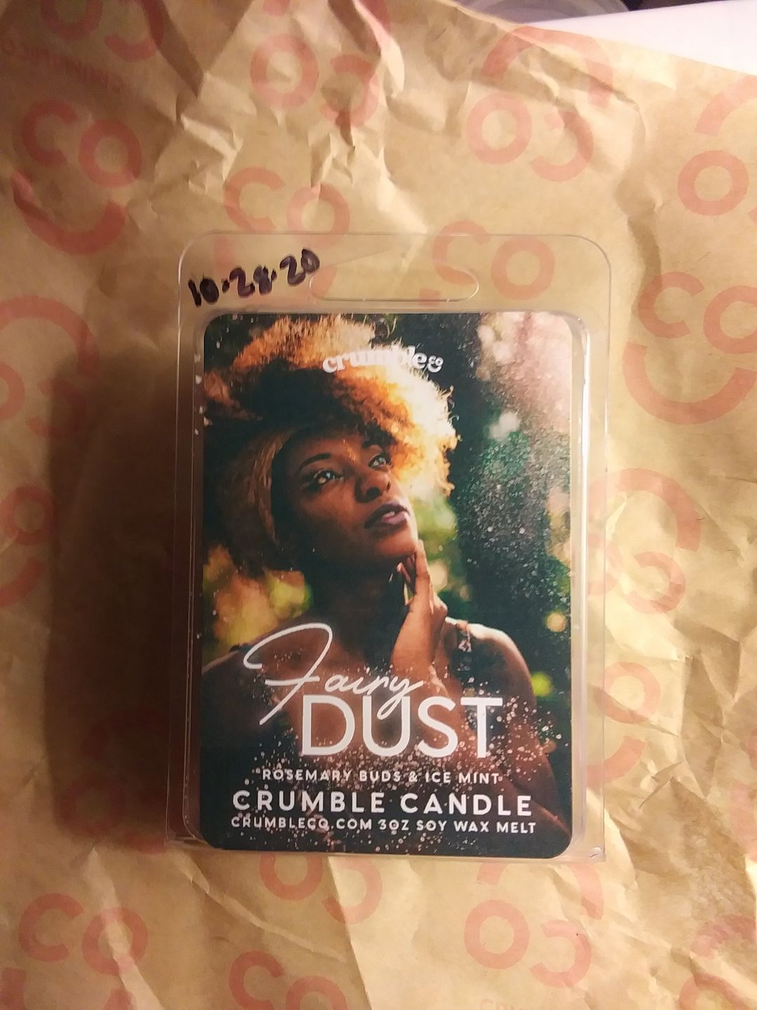 Customer photo review of Fairy Dust Wax Melts