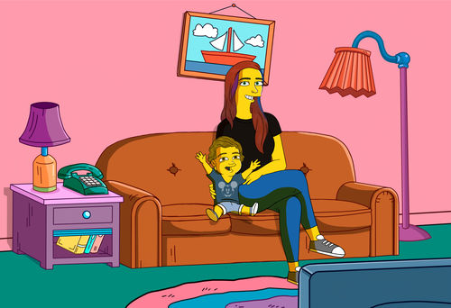 Customer photo review of RETRATO EM ARQUIVO DIGITAL FAMILIA AMARELA