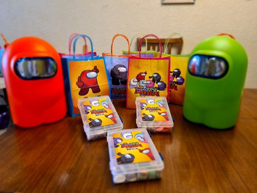 Customer photo review of Among Us Goodie Bags