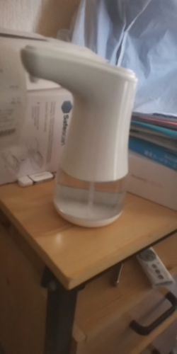 Customer photo review of DESINFEKTIONSMEISTER - Der automatische Spender für saubere Hände