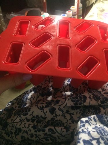 Customer photo review of Moule Silicone Glace à l'eau (x12)
