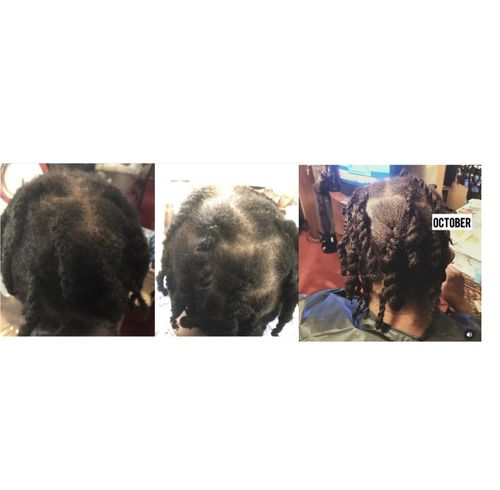 Customer photo review of Chad and India’s Root to Tip Bundle BACK IN STOCK. FREE SHIPPING