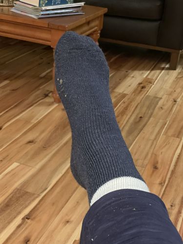 Customer photo review of J.B. Field's Full-Cushion Heavy Thermal Wool Work/Boot Socks - 6 Pairs - CLEARANCE