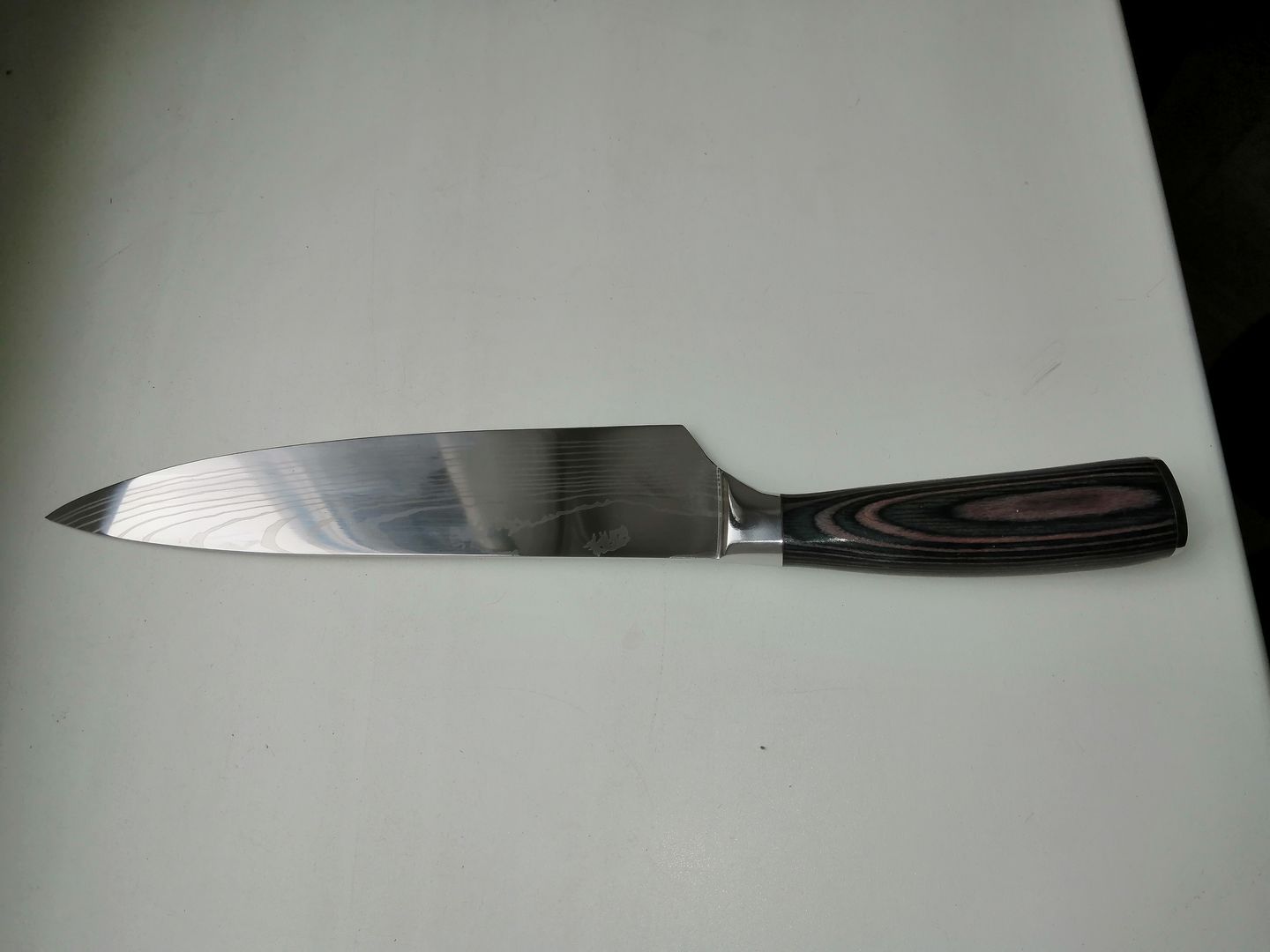 Customer photo review of Imperial Collection — Japanese High-Carbon Steel Knife Set with Damascus Pattern