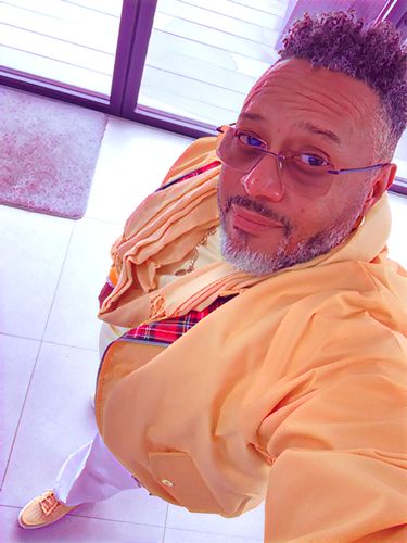 Customer photo review of Mens Classic Harrington Jacket - Canary Yellow