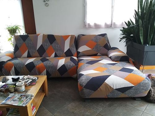 Customer photo review of Modern - Housses Extensibles de Fauteuil et Canapé - La Maison des Housses