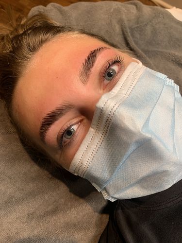 Customer photo review of Brow Lamination Training