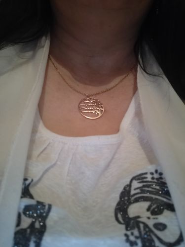 Customer photo review of Mon meilleur cadeau ©  : Collier Arbre de Vie Unisex Personnalisé