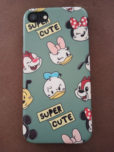 Customer photo review of Cute Cartoon Slim Phone Case Cover With Couple Holder