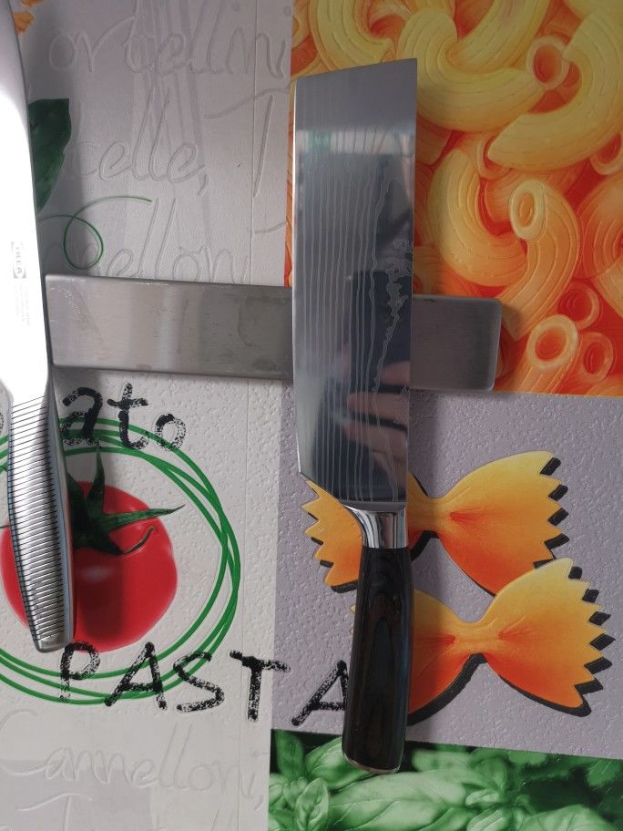 Customer photo review of Imperial Collection — Japanese High-Carbon Steel Knife Set with Damascus Pattern
