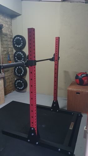 Customer photo review of Tydax Beast Squat Stand Shorty 70"
