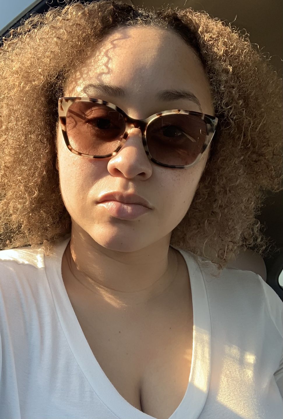 Customer photo review of POLISHED Hair & Scalp Oil